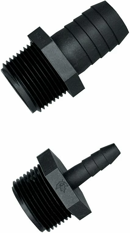 Green Leaf Male Adapter 1/2 inch Thread w/ 3/4 inch Barb A1234P - Sprayer Accessories 3 Green Leaf Male Adapter 1/2 inch Thread w/ 3/4 inch Barb A1234P - Sprayer Accessories