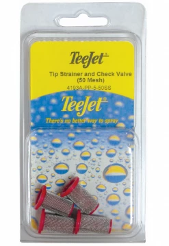 Fimco TeeJet Tip Strainer and Check Valve 4 Pack 50 Mesh 7771535 - Sprayer Accessories