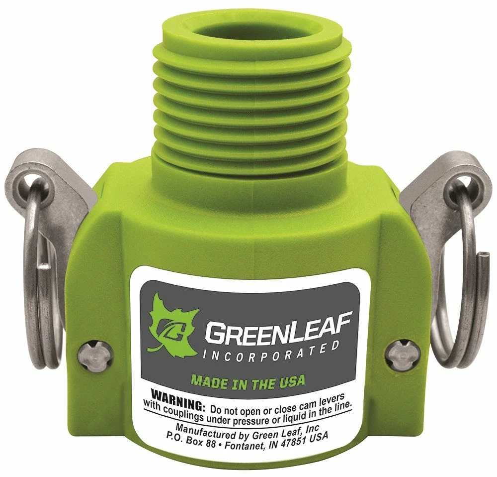 Green Leaf Cam Lock B 3/4 Inch M Ght x 3/4 Inch F Cpl - GLP075BG - Farm Tools & Hardware 4 Green Leaf Cam Lock B 3/4 Inch M Ght x 3/4 Inch F Cpl - GLP075BG - Farm Tools & Hardware - Image 2