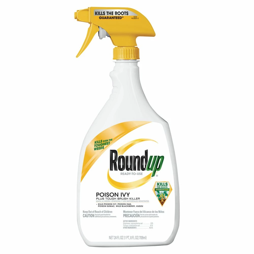 Roundup Ready-To-Use Poison Ivy Plus Tough Brush Killer, 24 oz. - 5002715 - Herbicides 3 Roundup Ready-To-Use Poison Ivy Plus Tough Brush Killer, 24 oz. - 5002715 - Herbicides
