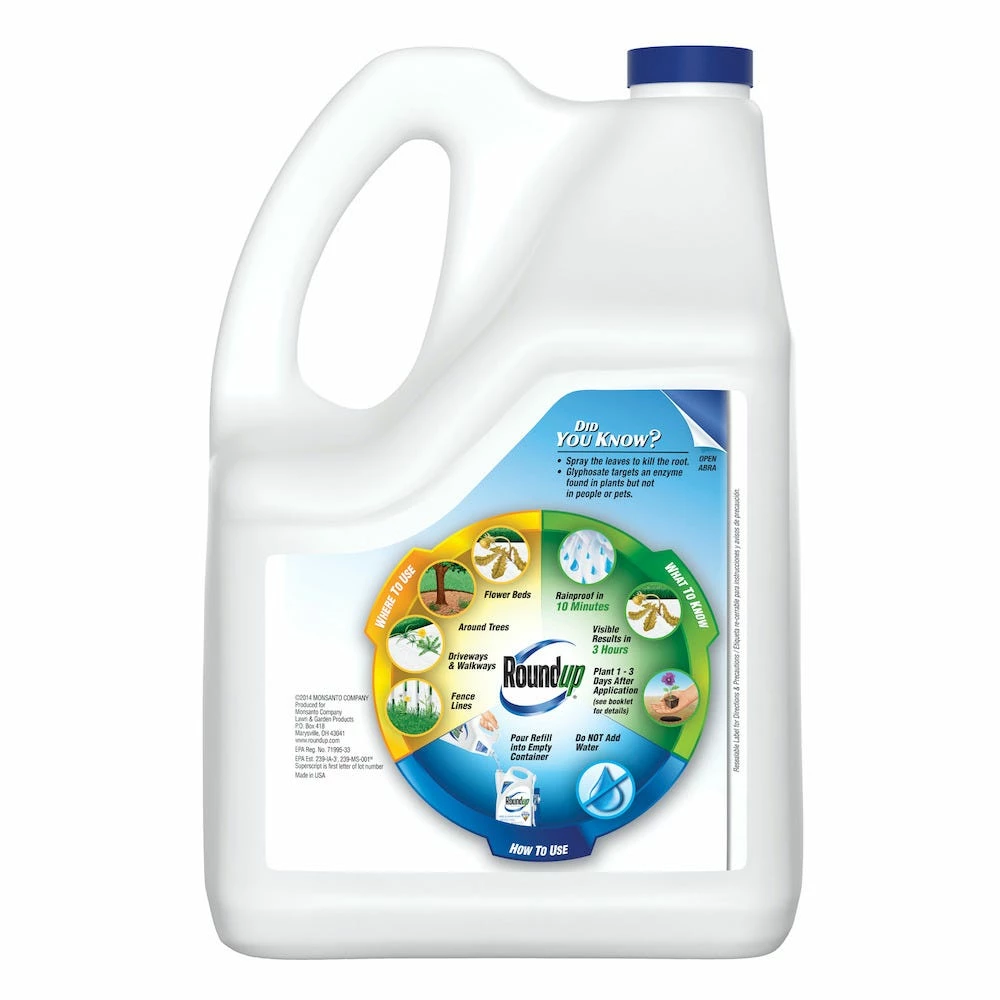 Roundup Ready-To-Use Weed & Grass Killer III Refill, 1.25 Gallons - 5003810 - Herbicides 4 Roundup Ready-To-Use Weed & Grass Killer III Refill, 1.25 Gallons - 5003810 - Herbicides - Image 2