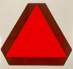 SMV Slow Moving Vehicle Emblem Plastic Illinois 2PCH - Farm Implements & 3 Point Equipment