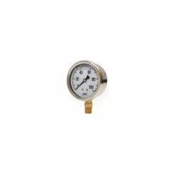 Valley Industries 2.5 inch Pressure Gauge Liquid Filled 100 PSI CS-2141GXB100 - Sprayer Accessories