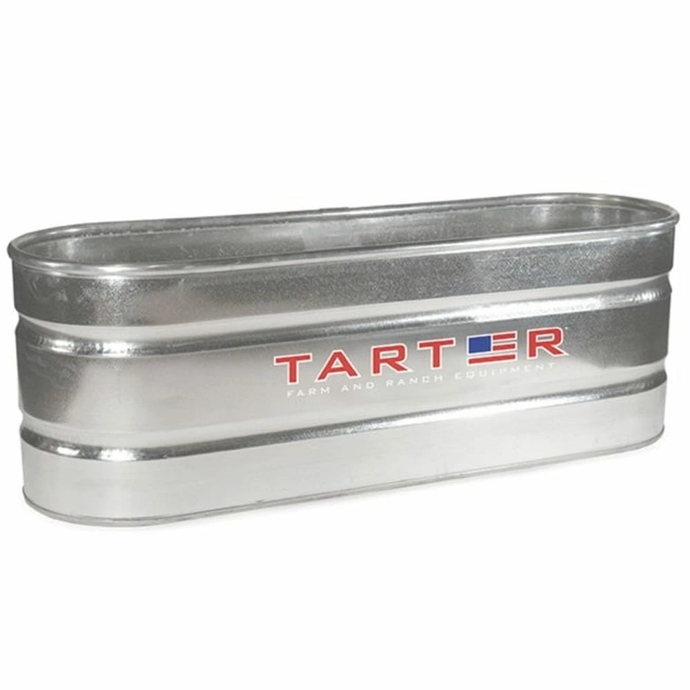 Tarter 2' x 2' x 6' Oval Galvanized Stock Tank - WT226 - Waterers 3 Tarter 2' x 2' x 6' Oval Galvanized Stock Tank - WT226 - Waterers