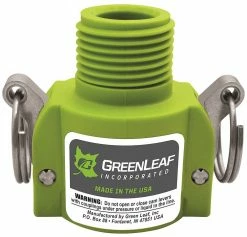 Green Leaf Cam Lock B 3/4 Inch M Ght x 3/4 Inch F Cpl - GLP075BG - Farm Tools & Hardware