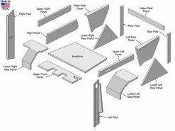 K&M K and M Mfg Allis Chalmers 7020 Cab Foam Kit Black Belly 4001 - Parts & Repair -US Garden Supplies Sales 2024 c5bcf0b372b5520f15dcd55d89e9e3a73e82274b 090960408 1