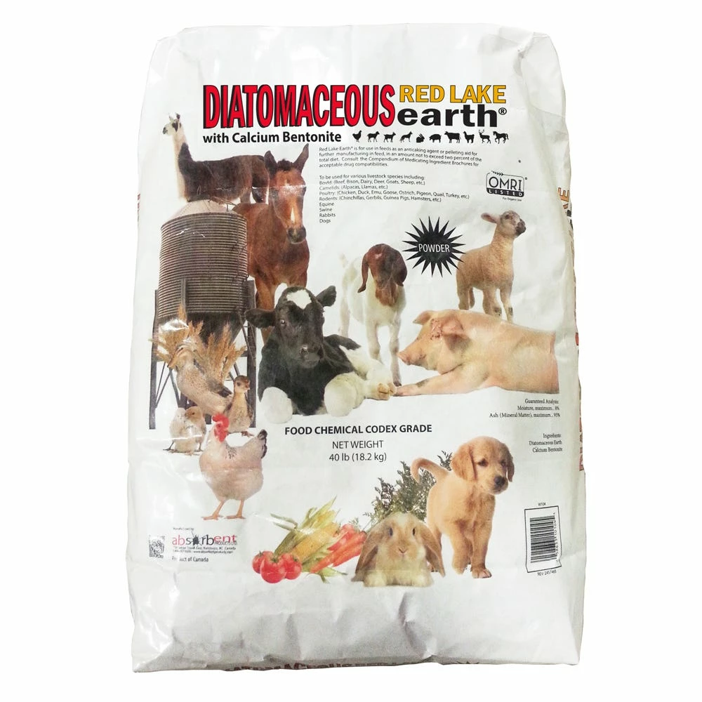 Red Lake Earth Absorbent Products Red Lake Diatomaceous Earth Powder, 40 Pound - W104 - Bug & Pest Control 3 Red Lake Earth Absorbent Products Red Lake Diatomaceous Earth Powder, 40 Pound - W104 - Bug & Pest Control