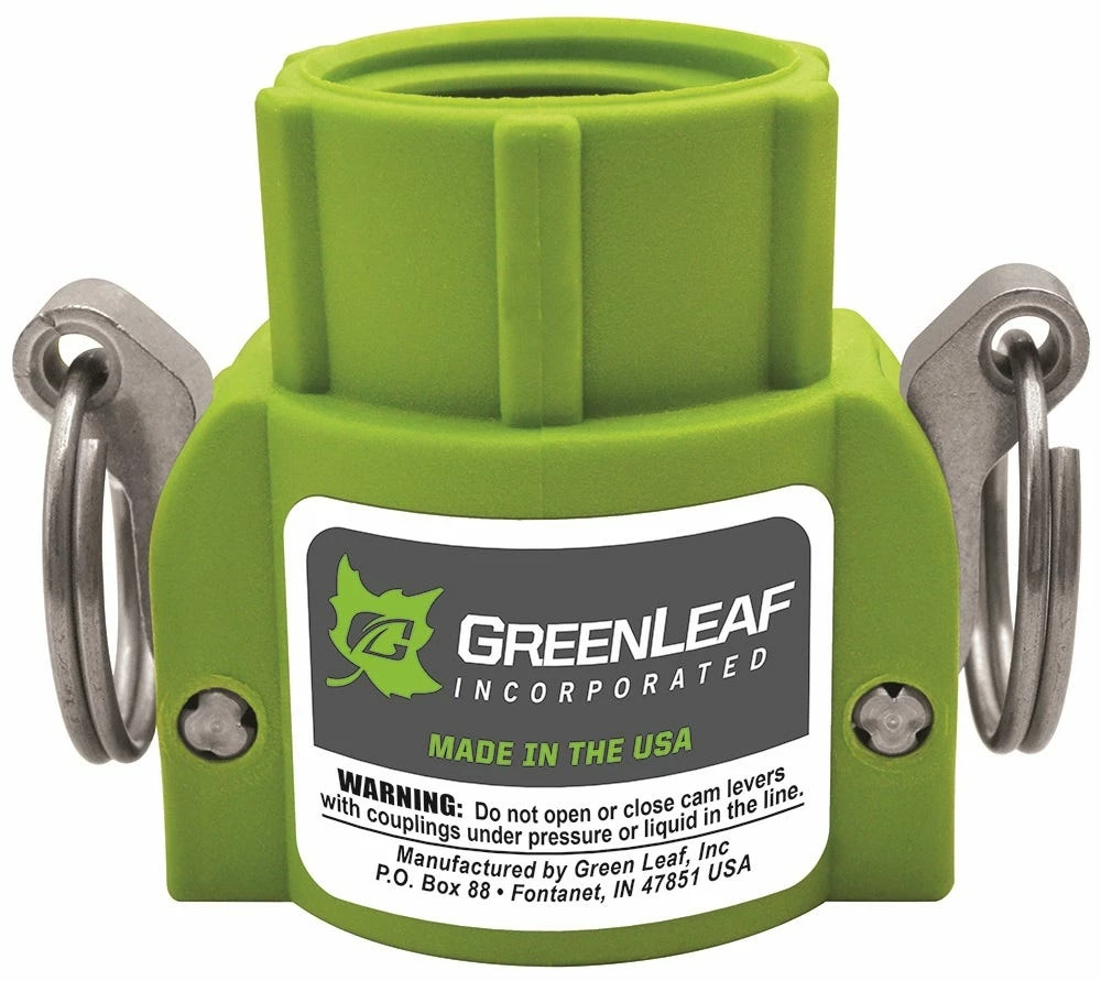 Green Leaf Cam Lock D 3/4 Inch F Ght x 3/4 Inch F Cpl - GLP075DG - Farm Tools & Hardware 4 Green Leaf Cam Lock D 3/4 Inch F Ght x 3/4 Inch F Cpl - GLP075DG - Farm Tools & Hardware - Image 2