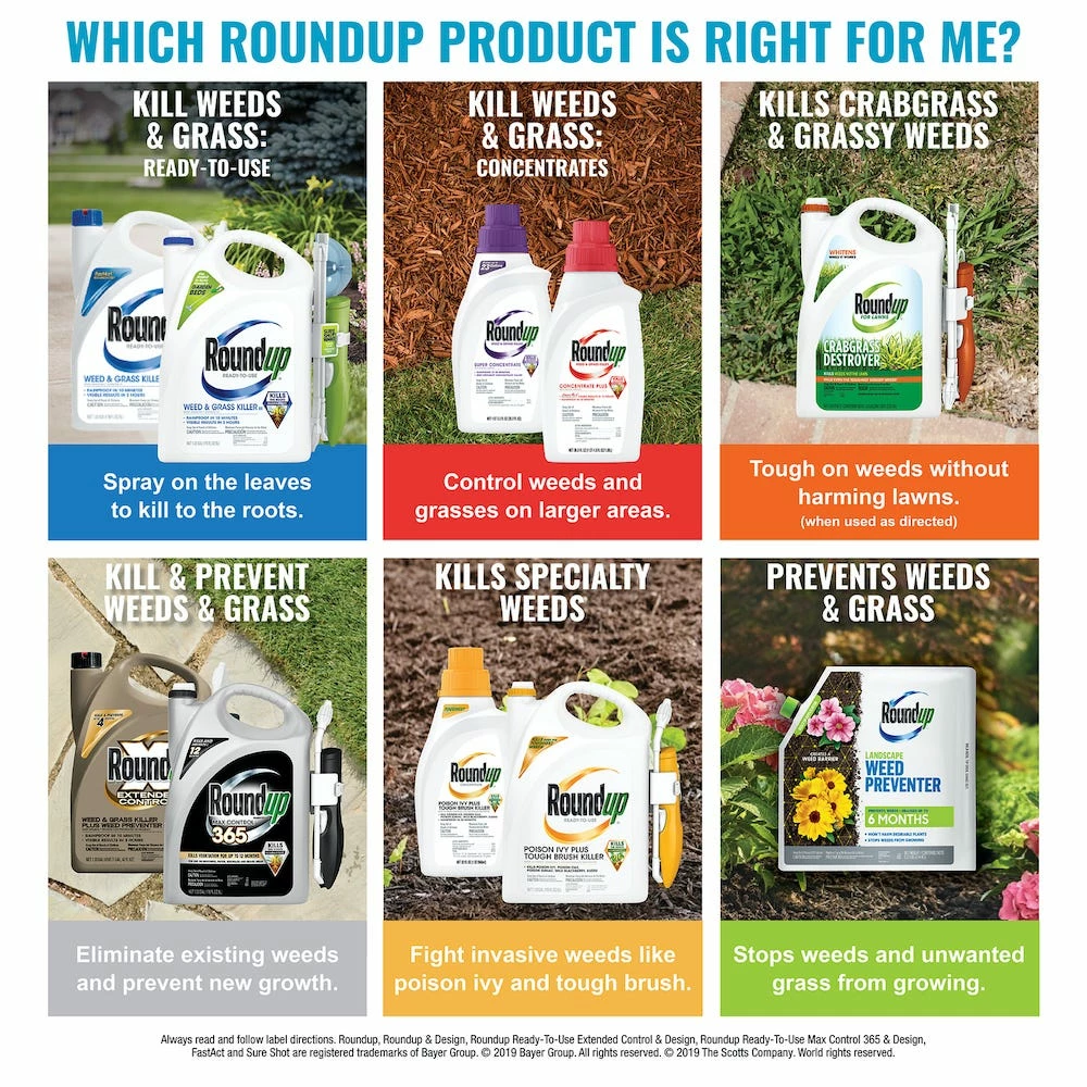 Roundup Concentrate Plus Weed and Grass Killer, 64 oz. - 5006010 - Herbicides 9 Roundup Concentrate Plus Weed and Grass Killer, 64 oz. - 5006010 - Herbicides - Image 7