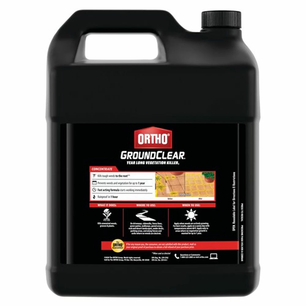 Scotts Ortho GroundClear Year Long Vegetation Killer Concentrate, 2 Gallon - 0433710 - Herbicides 4 Scotts Ortho GroundClear Year Long Vegetation Killer Concentrate, 2 Gallon - 0433710 - Herbicides - Image 2